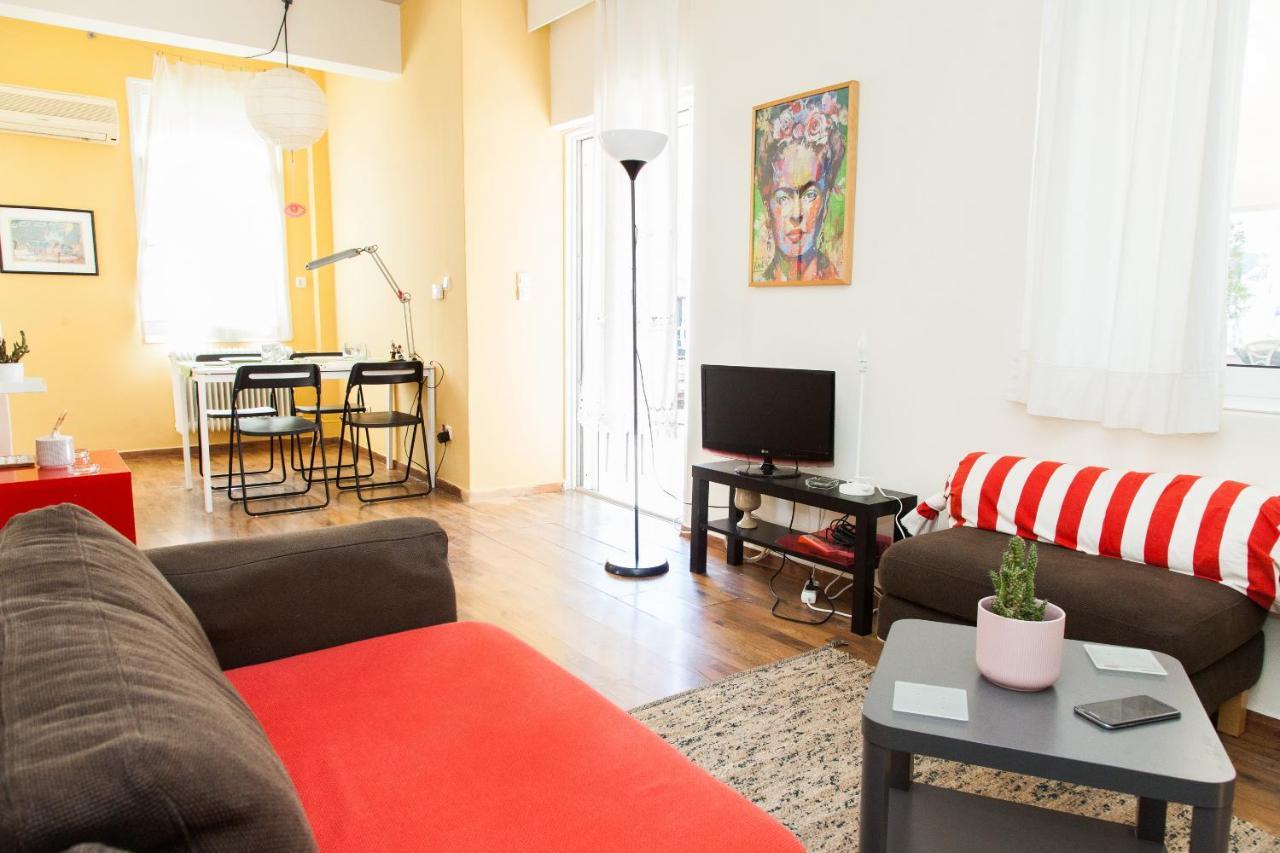 Ferienwohnung Bright Apt. With Lovely View In Lycabettus! Athen Exterior foto