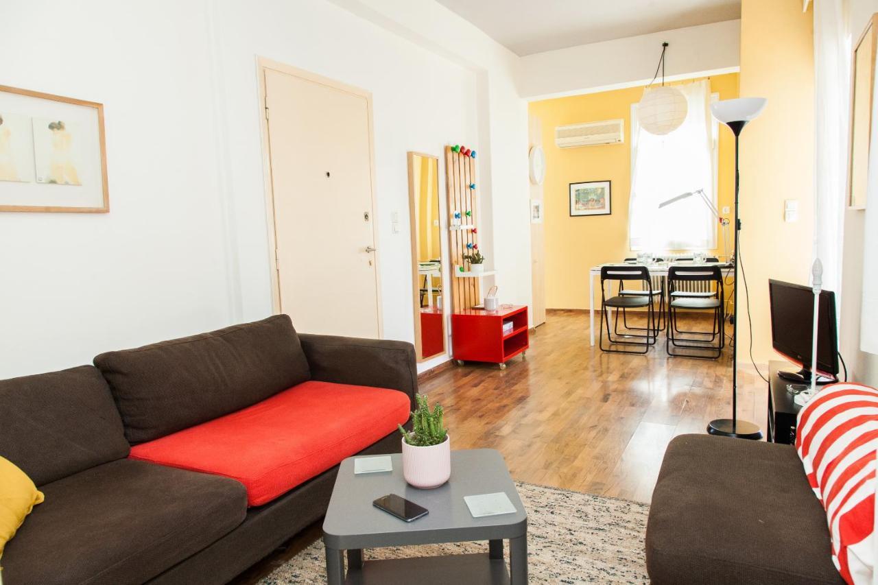 Ferienwohnung Bright Apt. With Lovely View In Lycabettus! Athen Exterior foto